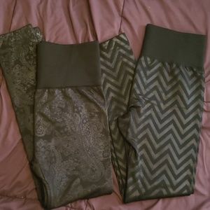 Fleece lined tights